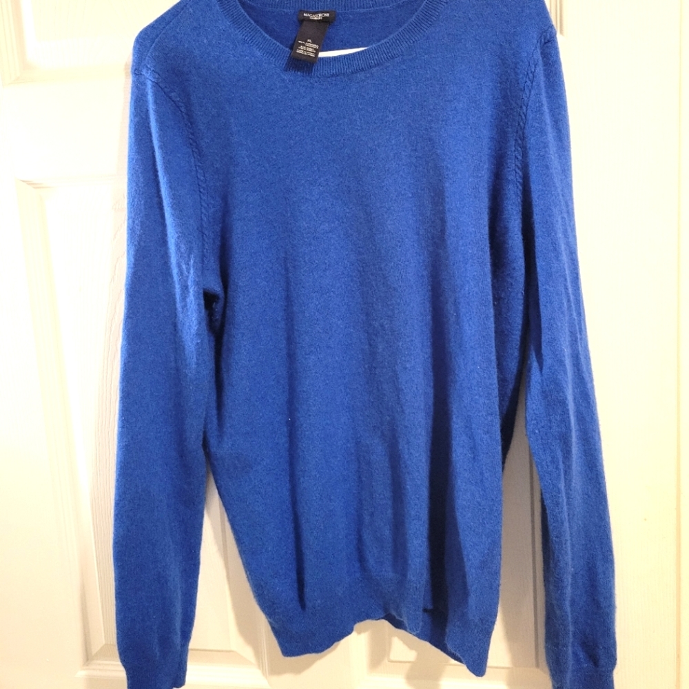 Magaschoni 100% cashmere long sleeve women's XL